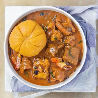 Ogbono Soup and Swallow