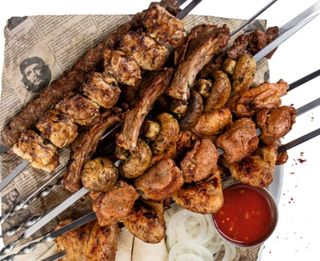 Набор "Шашлычный" (8 палочек) (1690 гр.)