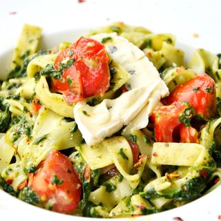  Tagliatelle ze szpinakiem