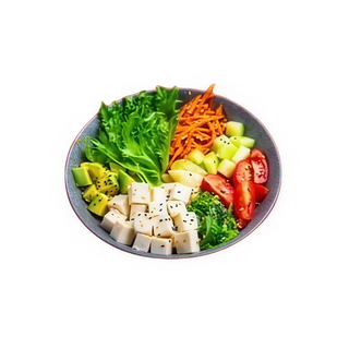 Poke Vegetariano Con Tofu