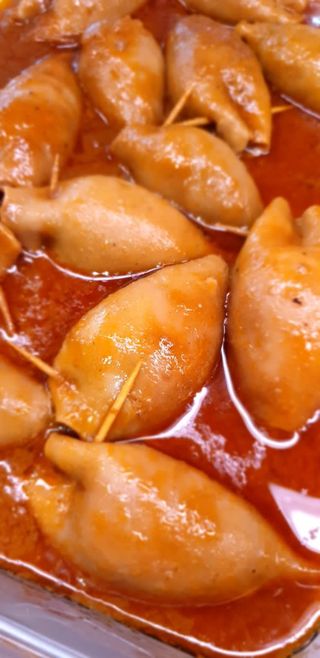 Calamares Rellenos Carne