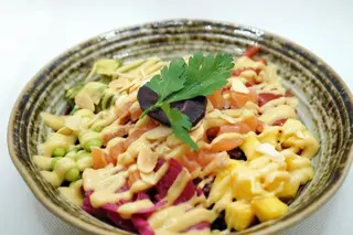 Poke salmon