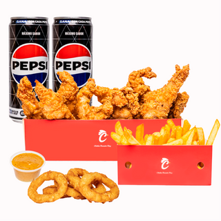 Menú 10 Tiras Crujientes (Para 2 Personas)