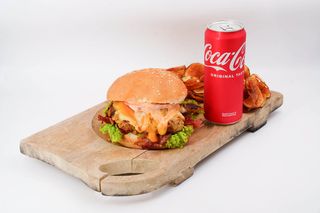 Softy Burger i Coca-cola 330ml