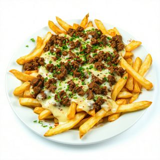 Patatas Con 4 Carnes Y Queso Al Horno