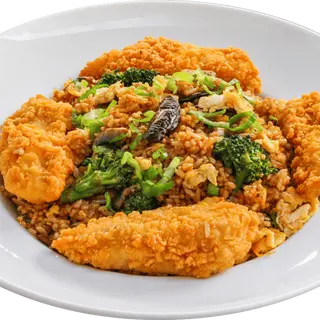 Arroz Frango Crispy