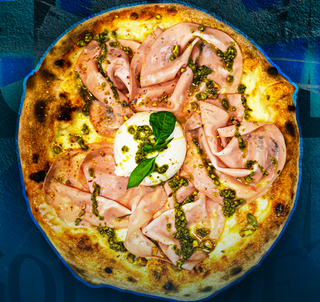 Pizza Gourmet Mortadella E Pistacchio