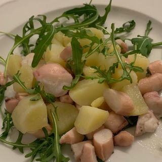 Polipo e patate con rucola