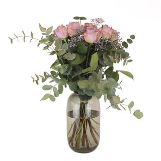 Zhena. Ramo De 9 Rosas Naturales Lilas