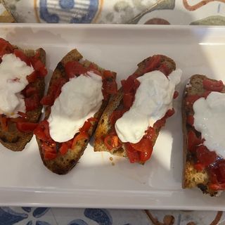 Bruschetta stracciata