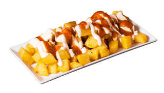 Ración De Patatas Con Salsa Brava