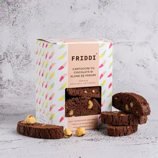 Cantuccini Ciocolata si Alune 150g