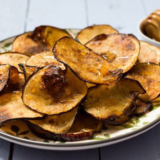 berenjena frito con miel