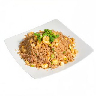 Arroz chaufa con cerdo a la caja china