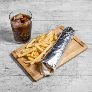 Menú Dürüm Mixto Solo Carne Y Salsa