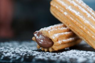Churro Relleno de Nutella Original 