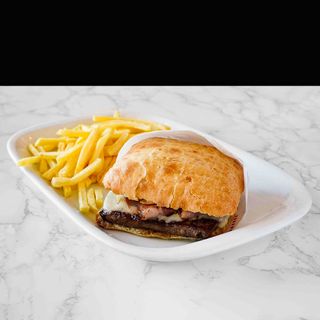 Pack Menú Hamburguesa 4x4 Con Bacon Y Queso