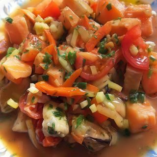 Pescado Con Salsa De Soja