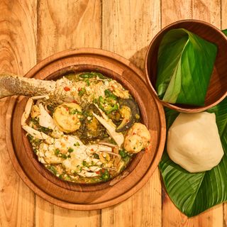 Sokoyokoto (Sea Food Okro) Combo