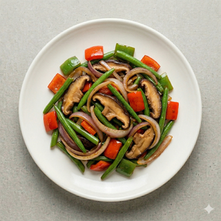 Wok De Verduras Y Shitake