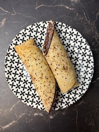 Протеинова палачинка с шоколад без захар