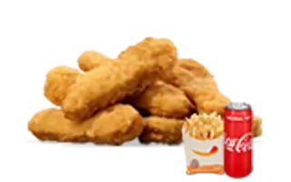 6'PCS CHICKEN TERDERS MENU/6 ცალი ქათმის ჩხირების მენიუ