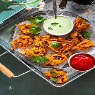 Onion Bhaji (Cebolla rebozada)