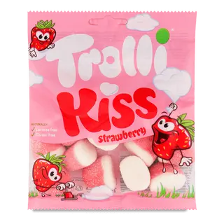 Мармелад жувальний Trolli Strawberry Kiss зефірний (100г)