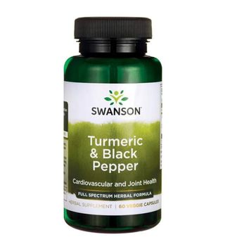 Kurkuma i czarny pieprz 60 kapsułek turmeric & black pepper Swanson
