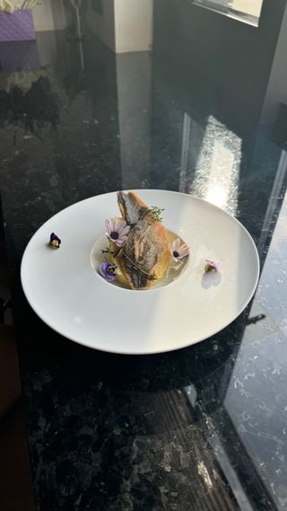 Сібас з картопляним пюре