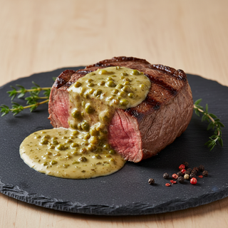 MUSCHI DE VITA CU SOS DE PIPER VERDE   200g/80g