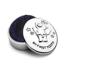 Cutie dintisor argintata ursulet