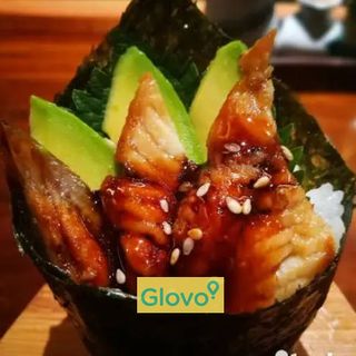 Temaki De Anguila Y Aguacate (1 Pza.)