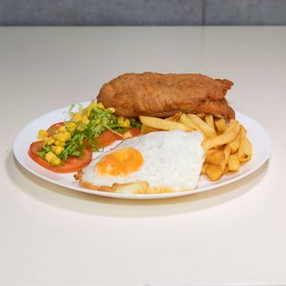 Plato Combinado Con Chuleta