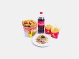 Крылья (35шт)+Куриный Салат+Фри Бол. (2шт)+Напиток (1л)+Соус