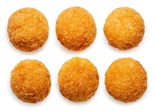 Arancino cotto e mozzarella