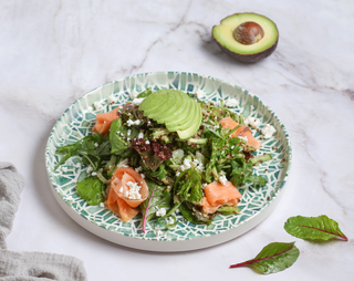 Սաղմոնով աղցան