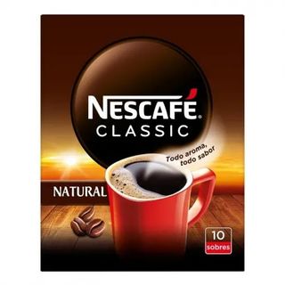 Café Soluble Natural En Sobres Classic Nescafé 10 Udsde 2 G