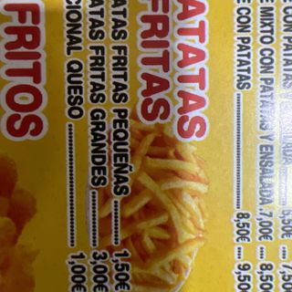 Patatas Fritas (Pequeñas)