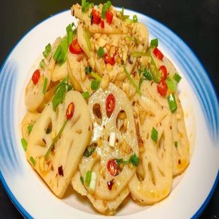 Radice di loto in salsa piccante