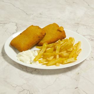 San Jacobo de Lomo Con Jamón Y Queso Con Patatas