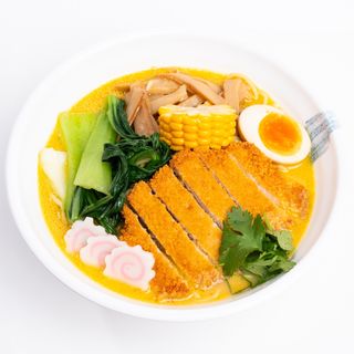 R13 Chicken katsu ramen (brodo pollo e miso)