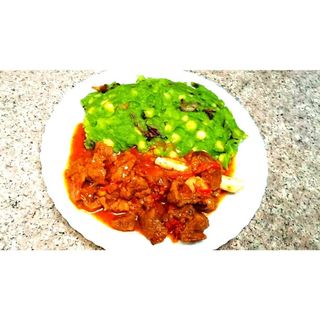 Mukimo Green (Mukimo Njugu)Nyama