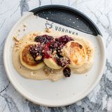 Cheesecakes made from homemade cottage cheese