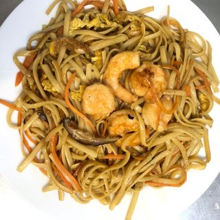 A29. Tallarines Fritos Con Gambas