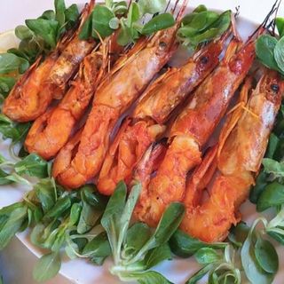 Langostinos Tandoori / Tandoori kingprawns