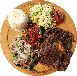 Аржентински стек с гарнитура (400г)