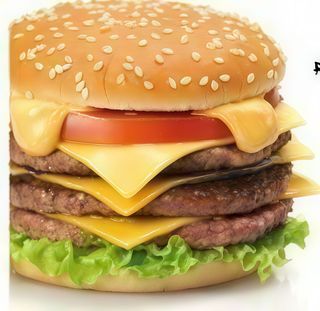 Maxi cheeseburger singolo