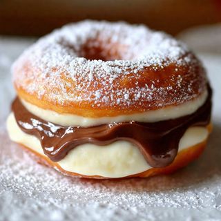 Ciambella con Nutella e cioccolato bianco