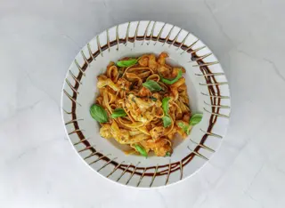Tagliatelle z krewetkami 300g